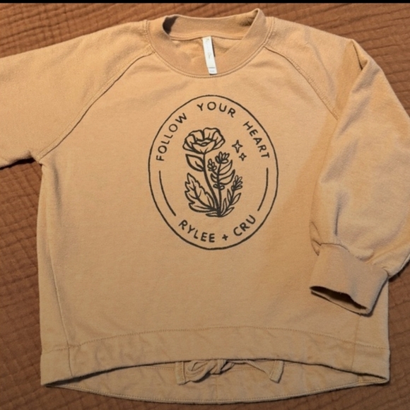 Rylee+cru girls sweater 4-5T - Picture 1 of 2